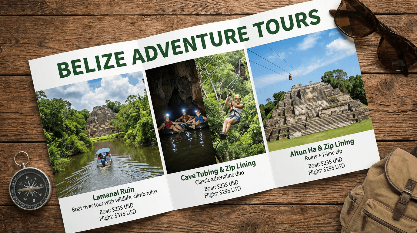 Lamanai Ruins ??? River Boat Tour & Wildlife